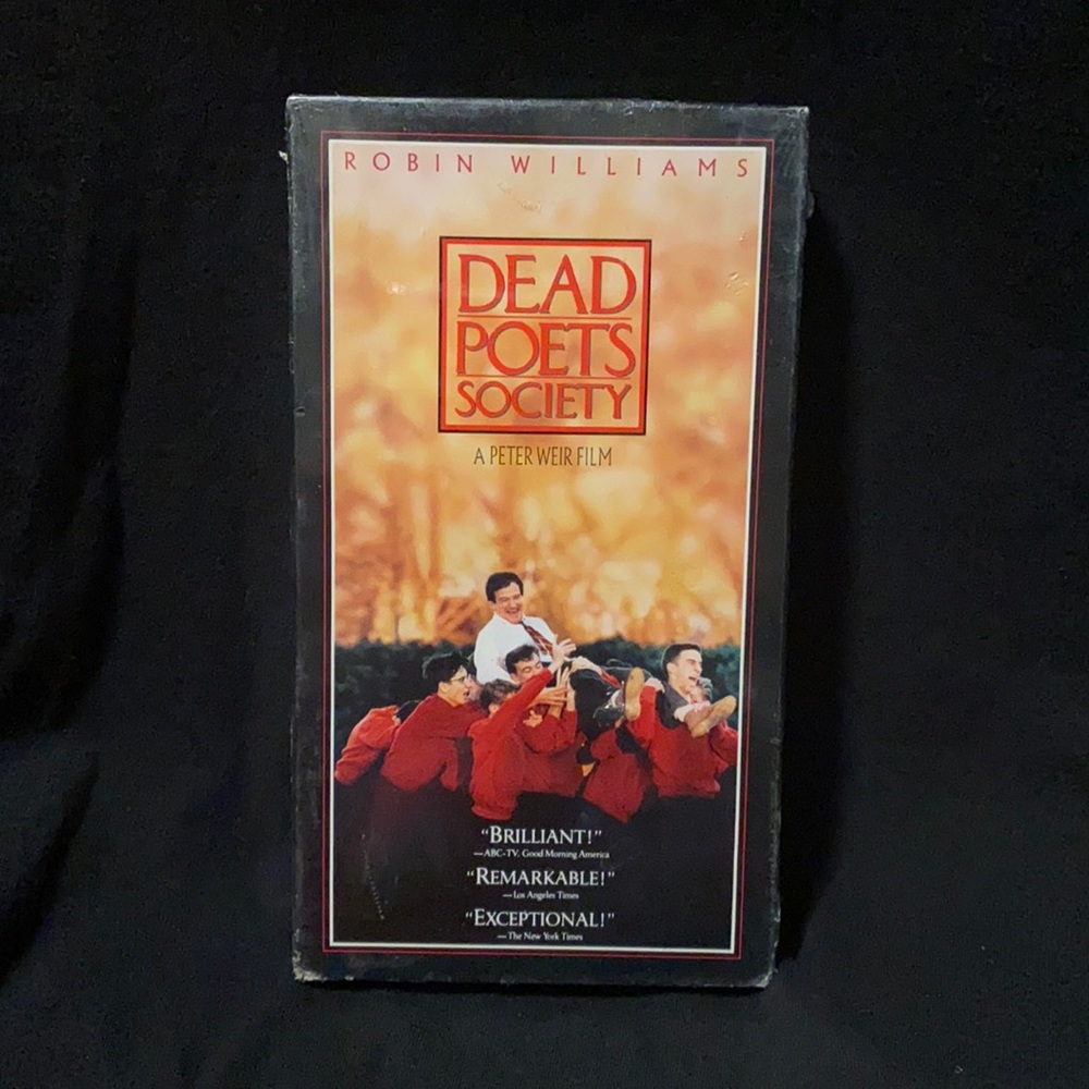 SEALED Dead Poet’s Society VHS Robin Williams